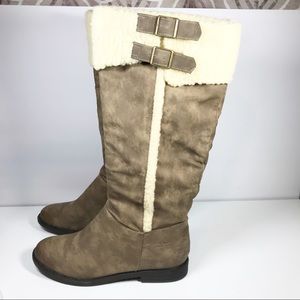 Wild Duces by Eddie Moran Camilla brown tan boots